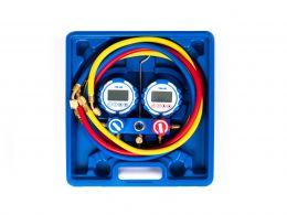 MANOMETARSKA RACVA DIGITALNA SA CREVIMA U KOFERU VALUE ZA R22,R32,R290,R134,R1234yf,R404,R407,R507