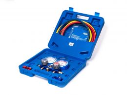 MANOMETAR SA CREVIMA U KOFERU ZA AUTO KLIME VALUE R134
